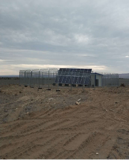 3-5kVA نظام الطاقة الشمسية خارج الشبكة لمركز حرس الحدود في شينجيانغ