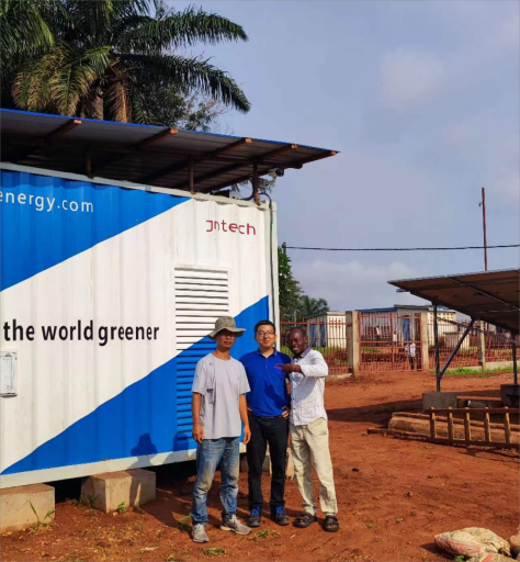 نظام Microgrid لتخزين الطاقة الشمسية بالديزل في الكونغو