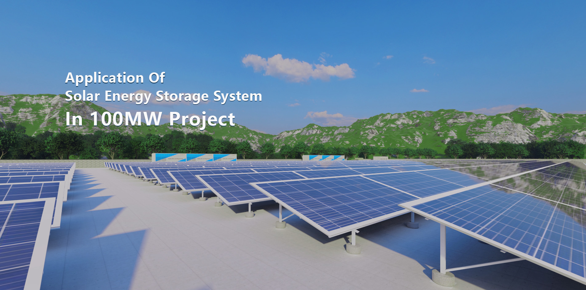 نظام تخزين الطاقة الشمسية في مشروع 10OMW